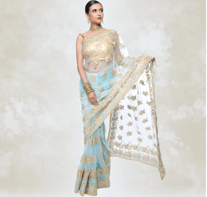 Drape in Luxury: 6 Exquisite Embroidered Saree