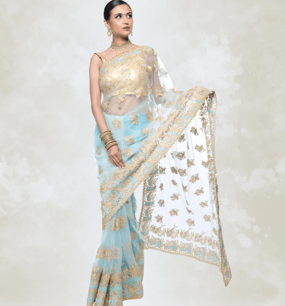 8 Stunning Net Sarees for Special Occasions