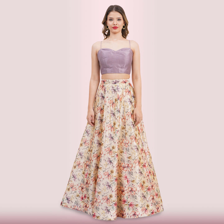 Custom Designed Floral Lehenga from Chiro's by Jigyasa