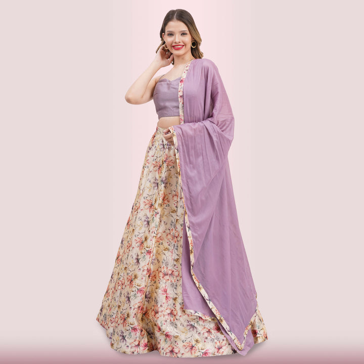 Custom Designed Floral Lehenga from Chiro's by Jigyasa