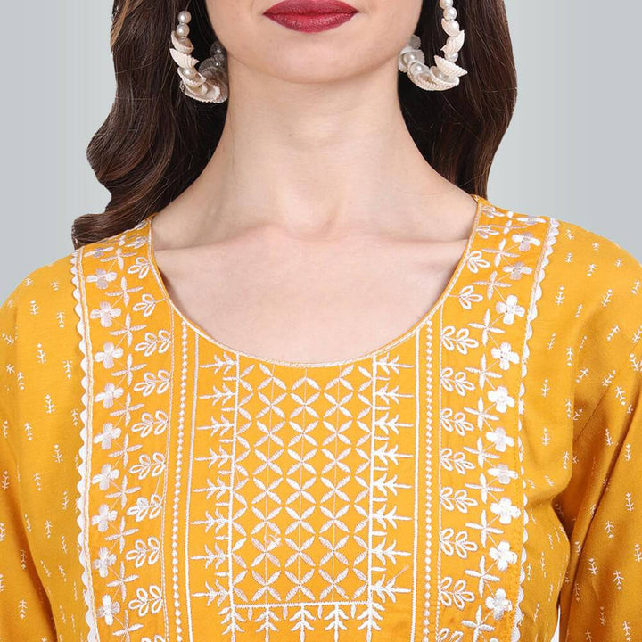 Indian Pant Suit With Resham Embroidery