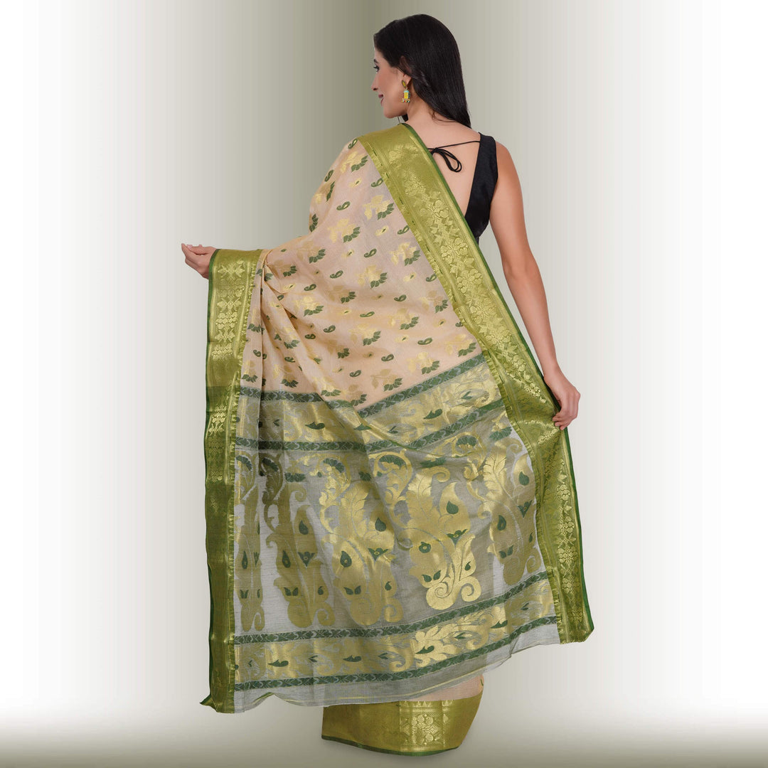 Tussar Silk Sarees with Multicolor Butti - Chiro's By Jigyasa