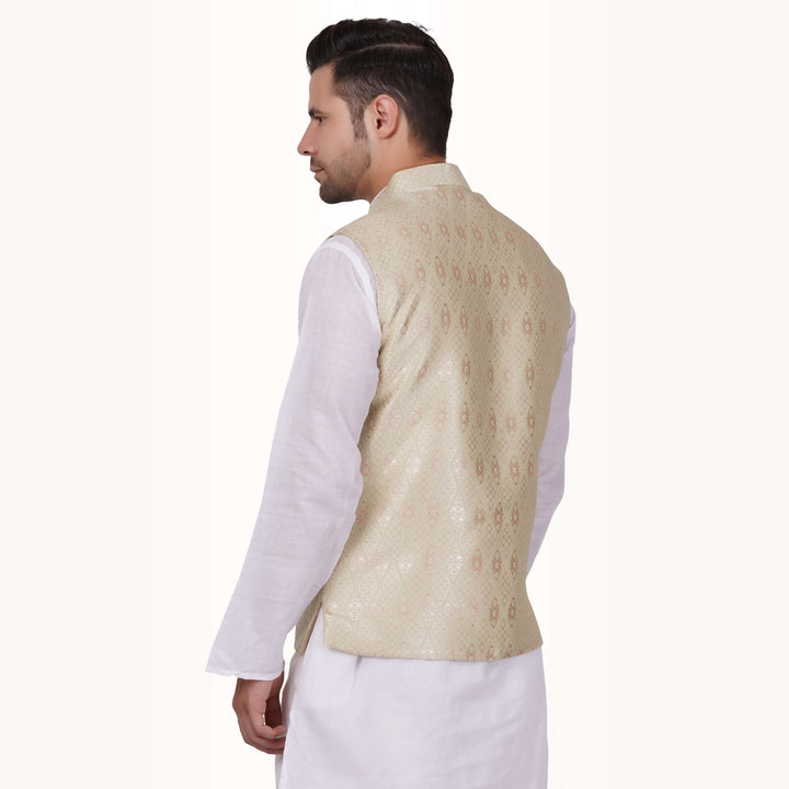 Brocade fabric Waistcoat