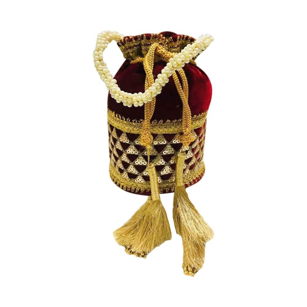 Batua Purse - Maroon