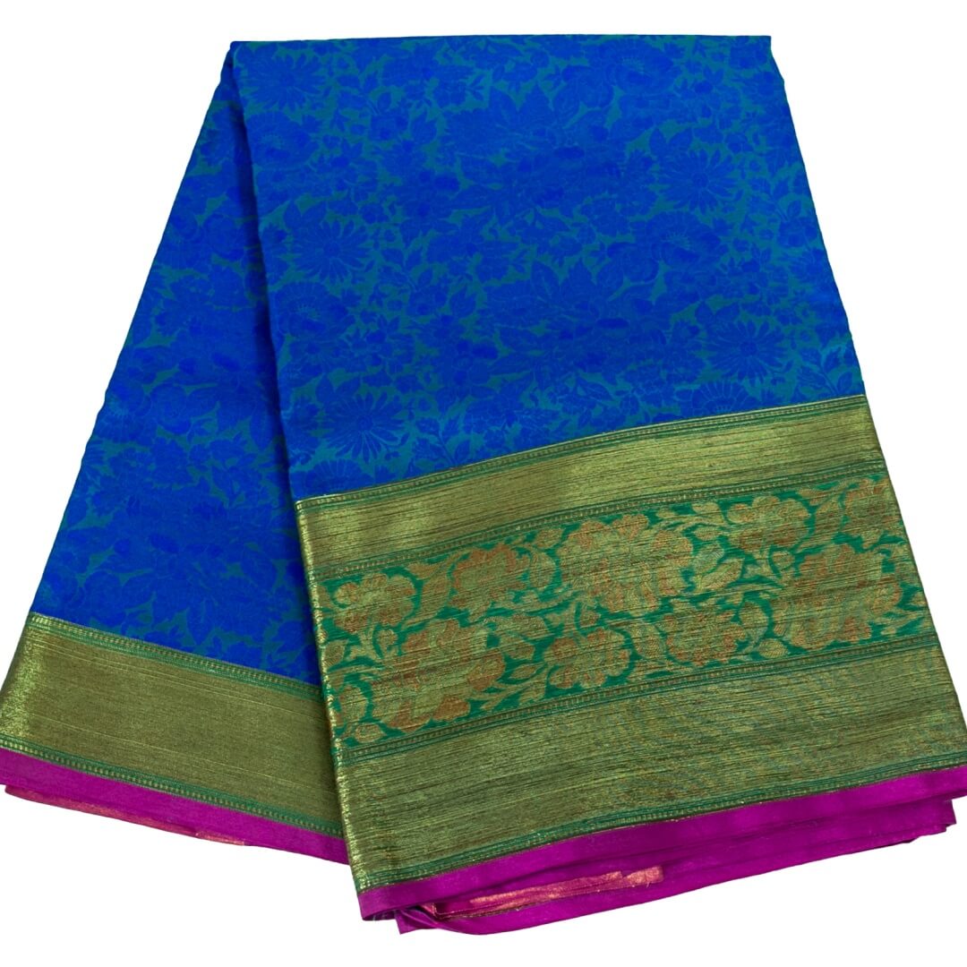 Self weaving Benarasi handloom silk saree - Chiro's By Jigyasa