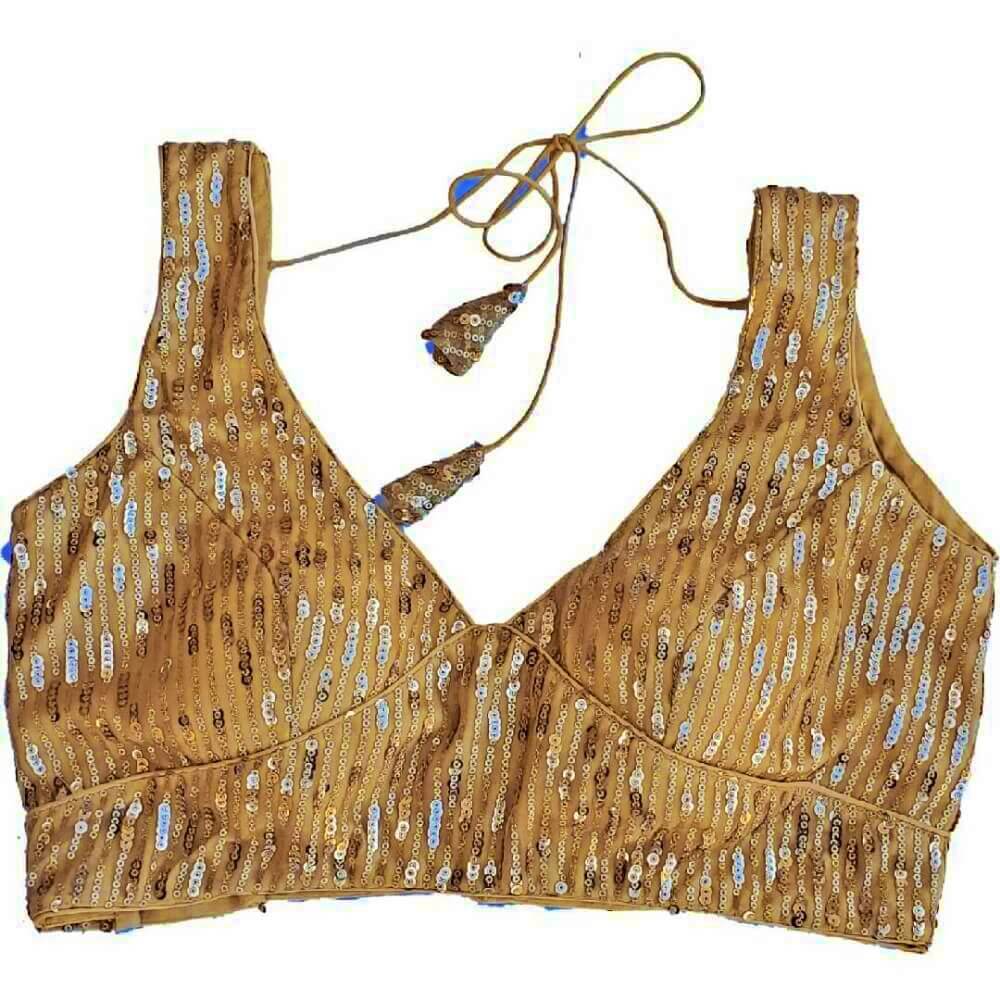 Custom Antique Gold color blouse