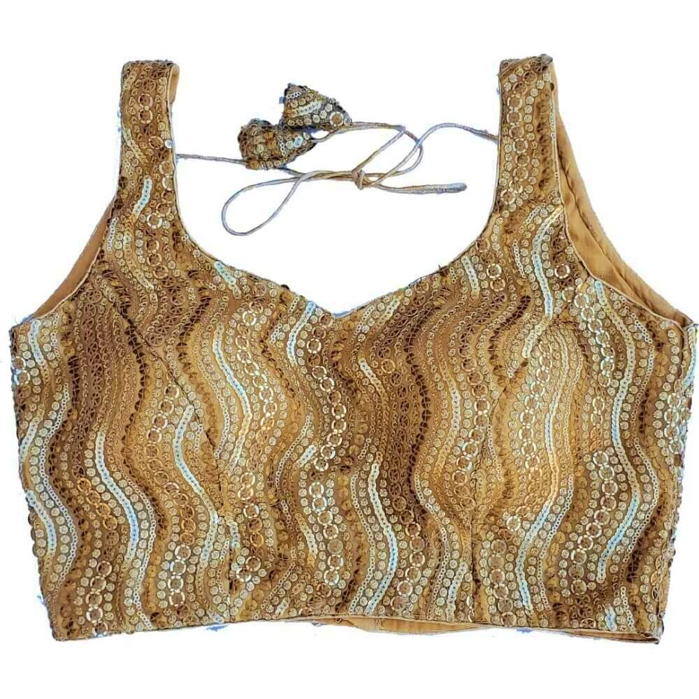 Antique Gold Sleeveless blouse