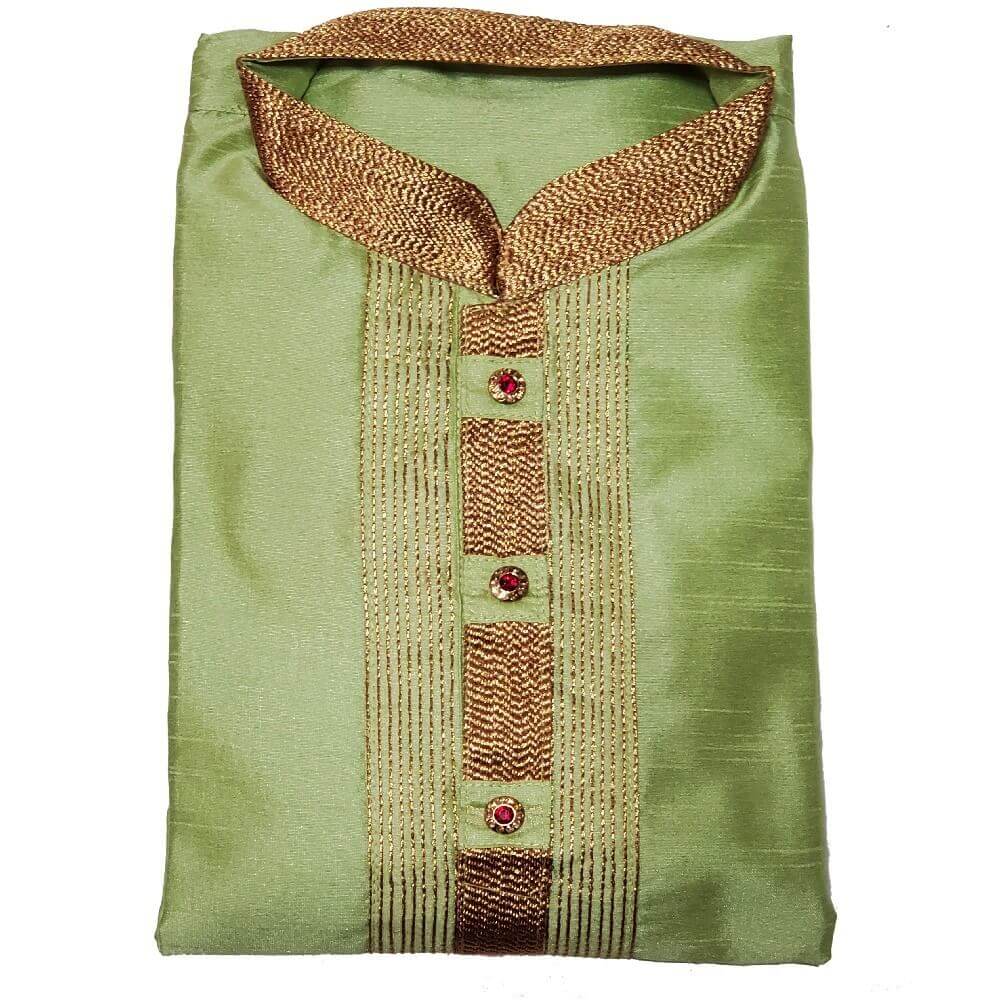Boys Kurta Pajama - Mint Green