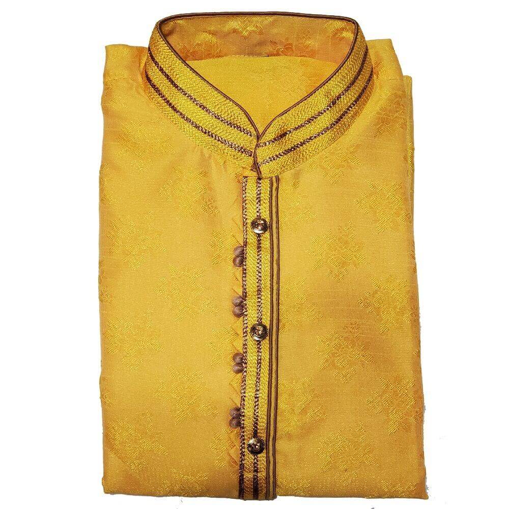 Kurta Pajama set for boys - Yellow