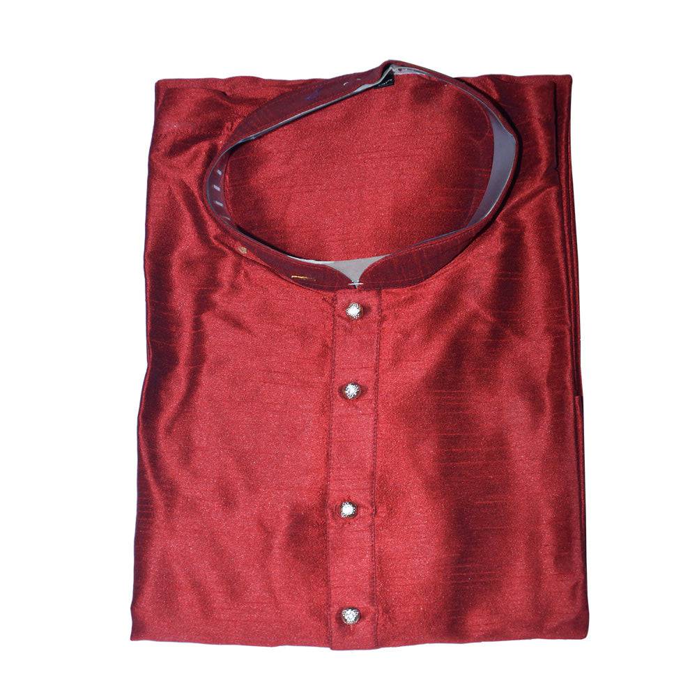 Silk Kurta with a round neck - Chiro's By Jigyasa
