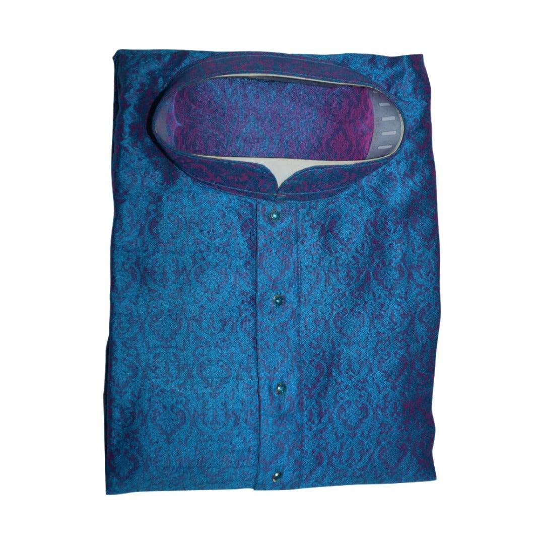 Blue Kurta Set - Indian wedding wear for men