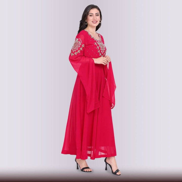 Unique Contemporary Gown dress - Pink