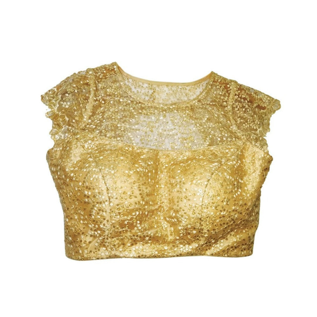 Gold - Readymade saree blouses