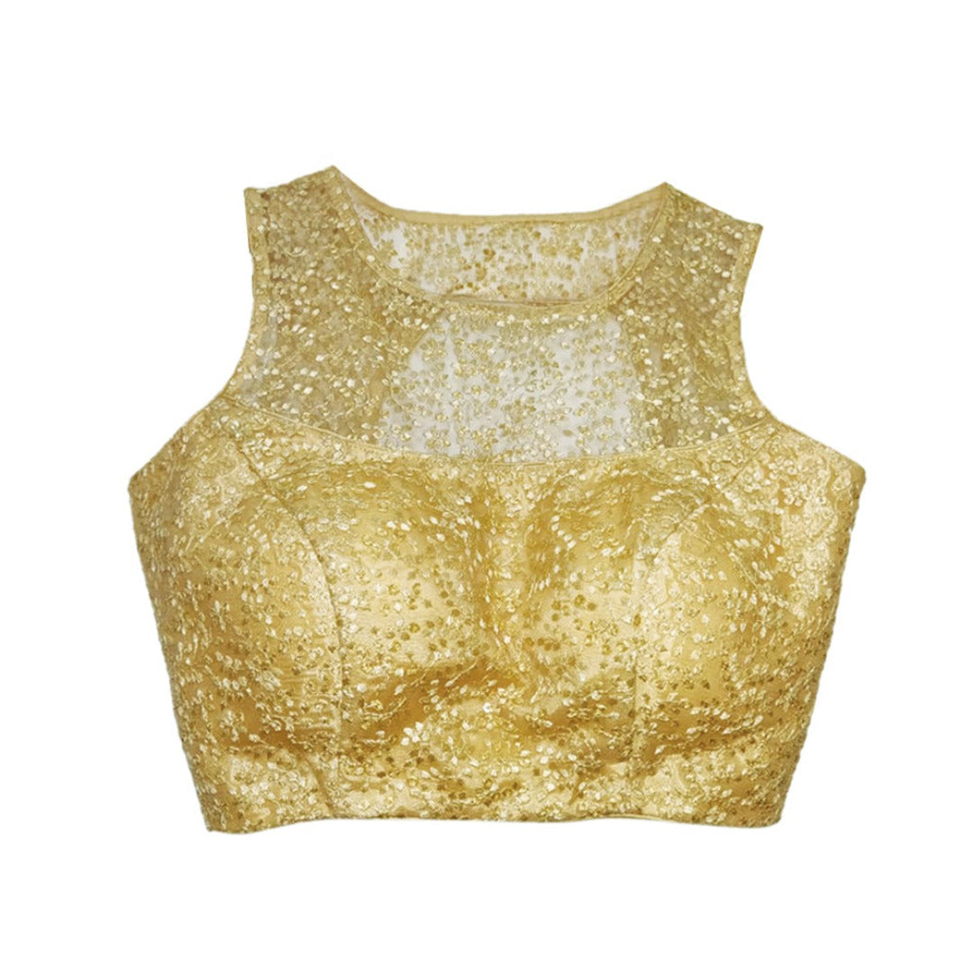 Gold - Readymade saree blouses