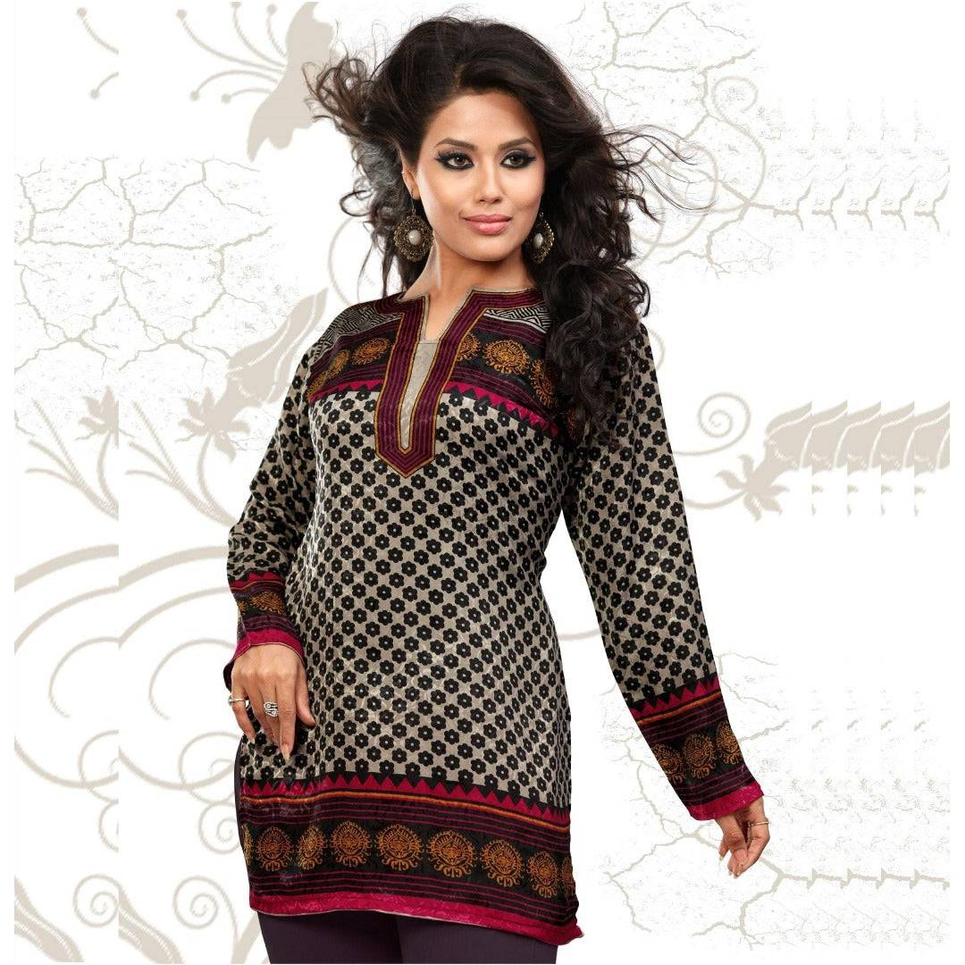 Long sleeve tunic for women - Chiro's By Jigyasa