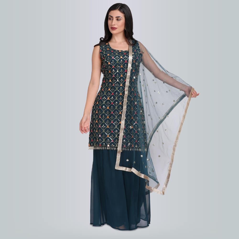 palazzo-dress-with-resham-embroidery-green