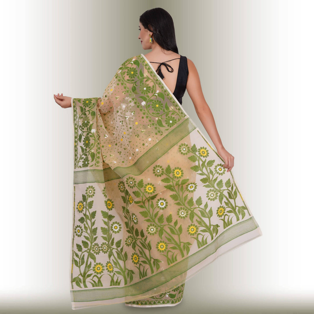 Bengali Cotton Jamdani Sarees