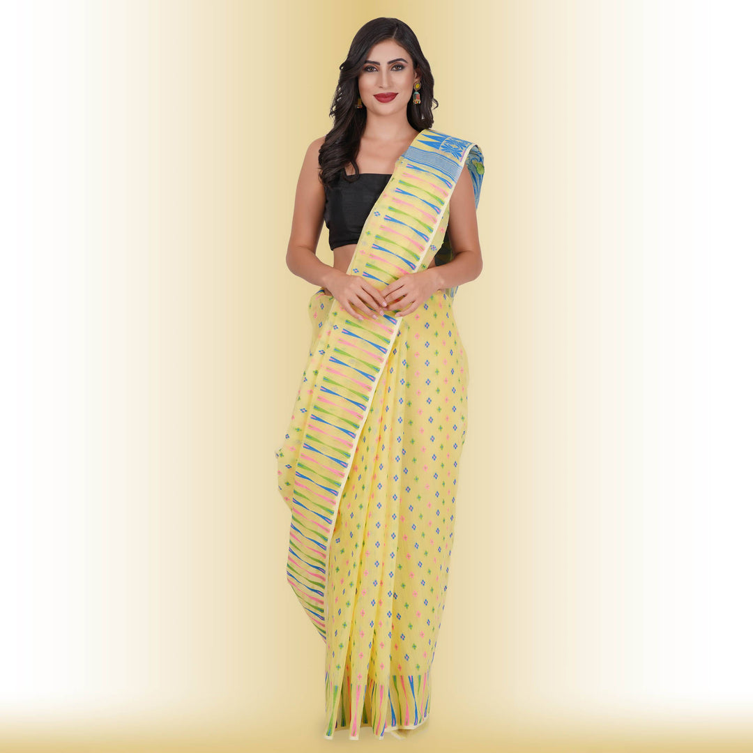 Bengali Cotton Jamdani Sarees