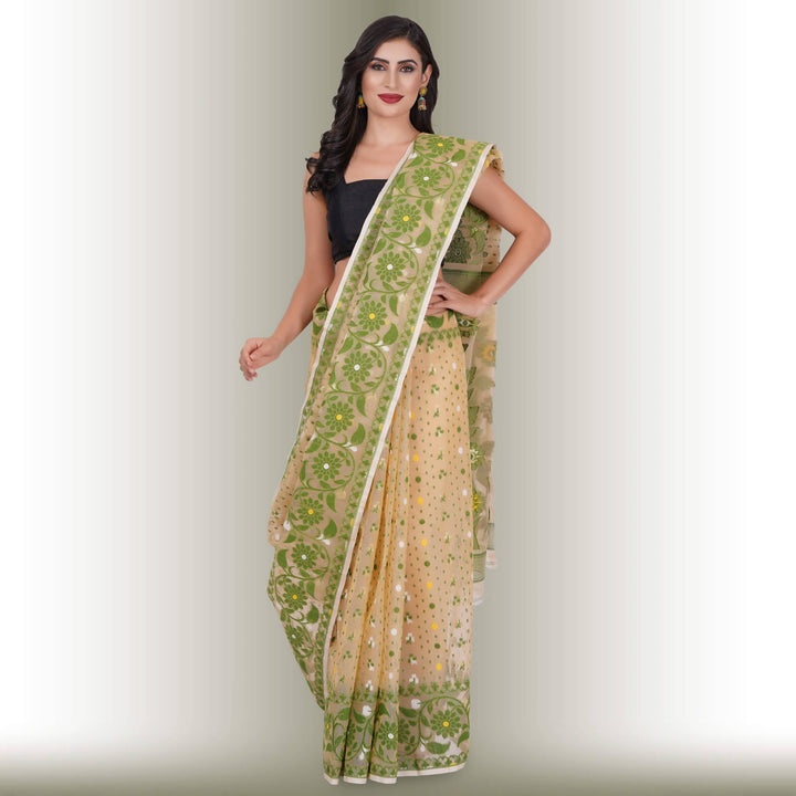 Bengali Cotton Jamdani Sarees