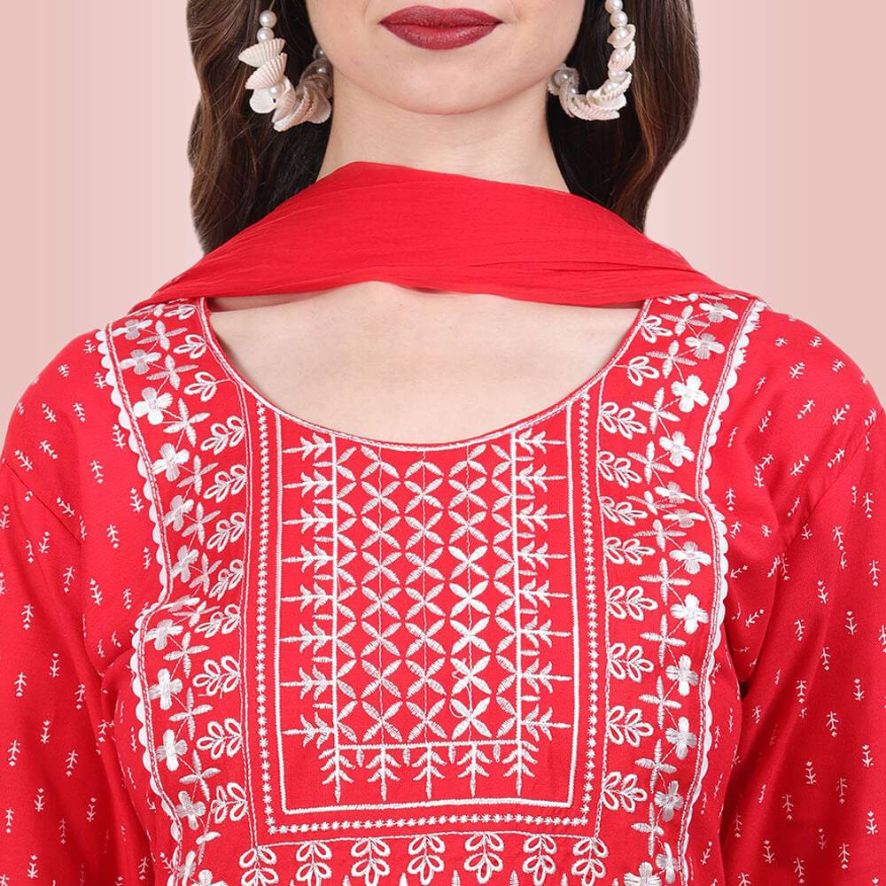 Indian Pant Suit With Resham Embroidery | | Chiro's By Jigyasa