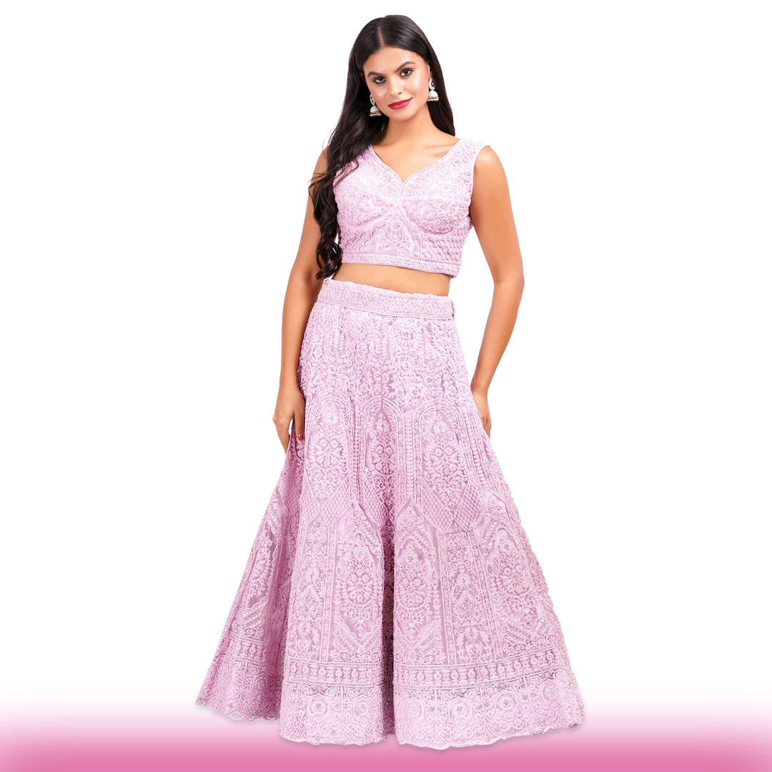 Lavender Wedding Lehenga - Chiro's By Jigyasa