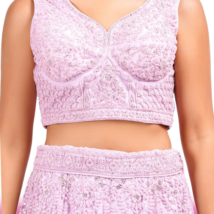 Lavender Wedding Lehenga - Chiro's By Jigyasa