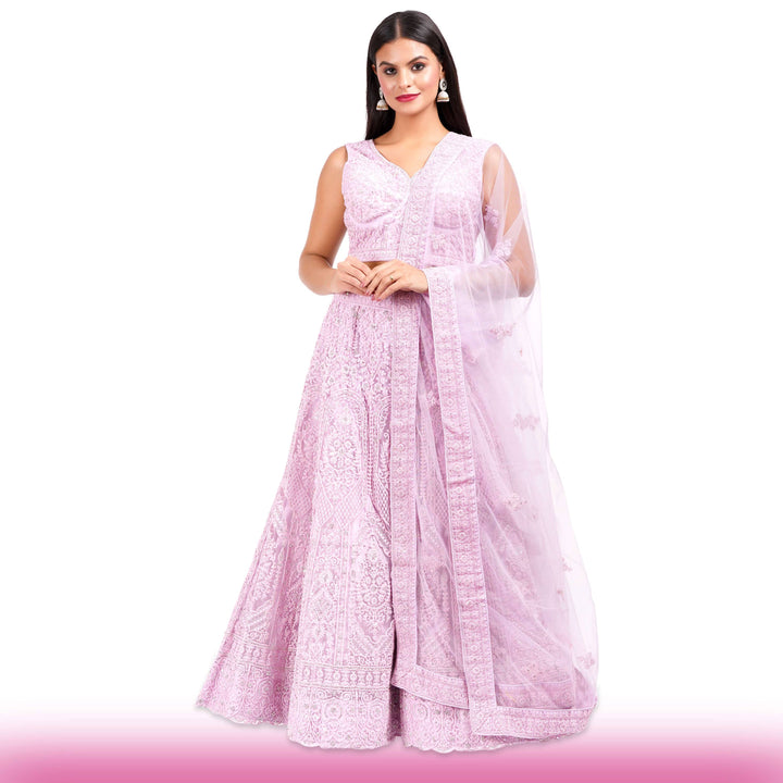 Lavender Wedding Lehenga - Chiro's By Jigyasa
