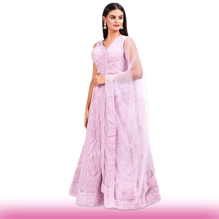 Lavender Wedding Lehenga - Chiro's By Jigyasa
