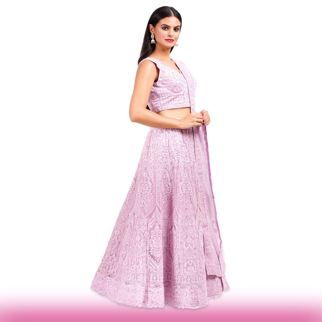 Lavender Wedding Lehenga - Chiro's By Jigyasa