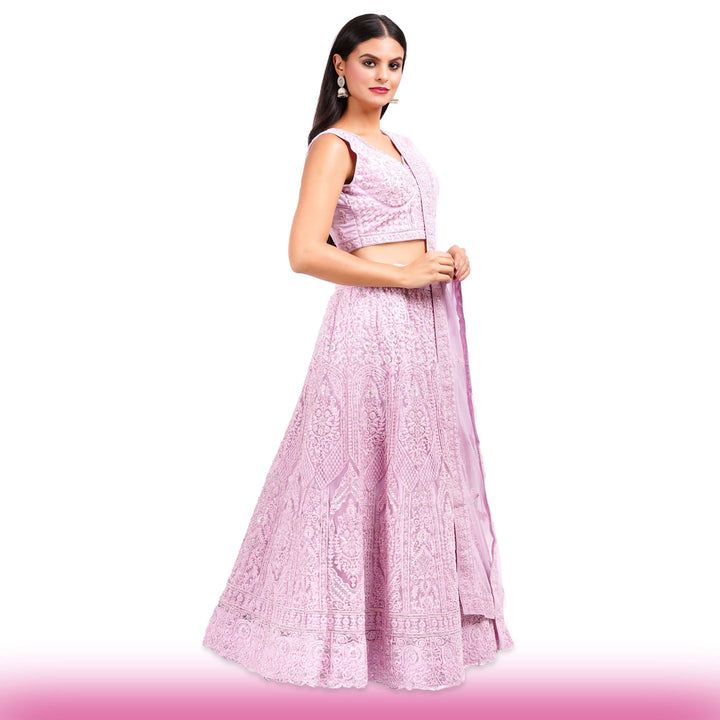 Lavender Wedding Lehenga - Chiro's By Jigyasa