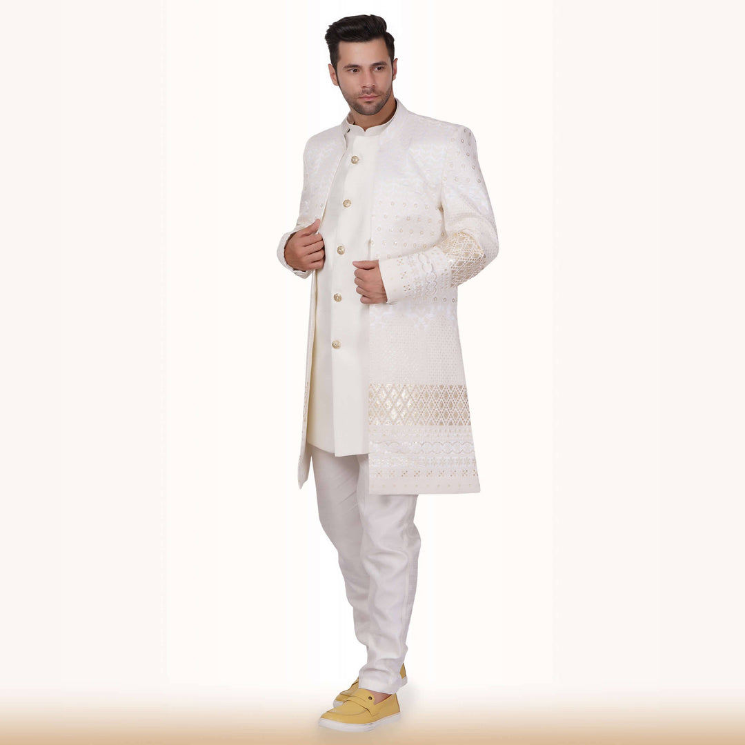 Open jacket Sherwani