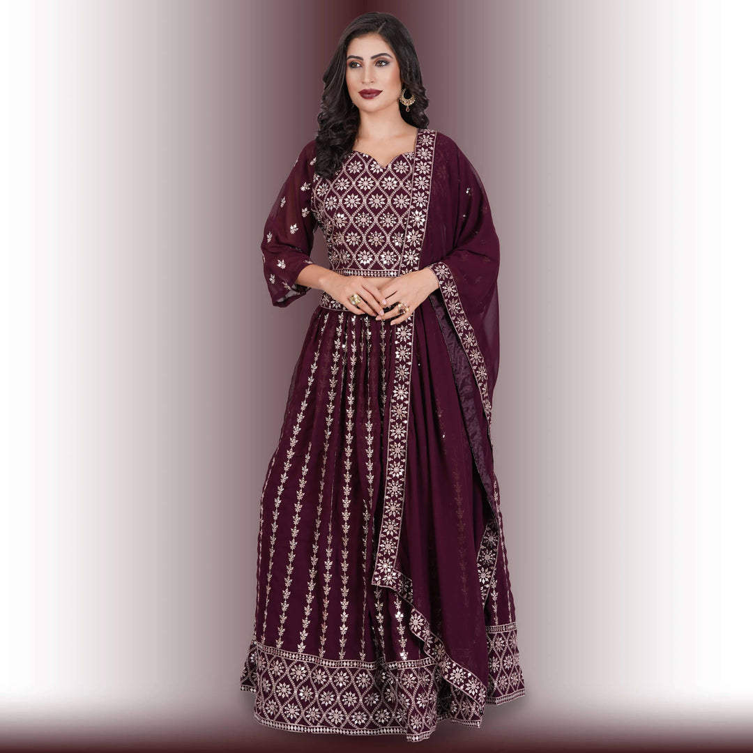 Party Wear Lehenga set in Plus sizes