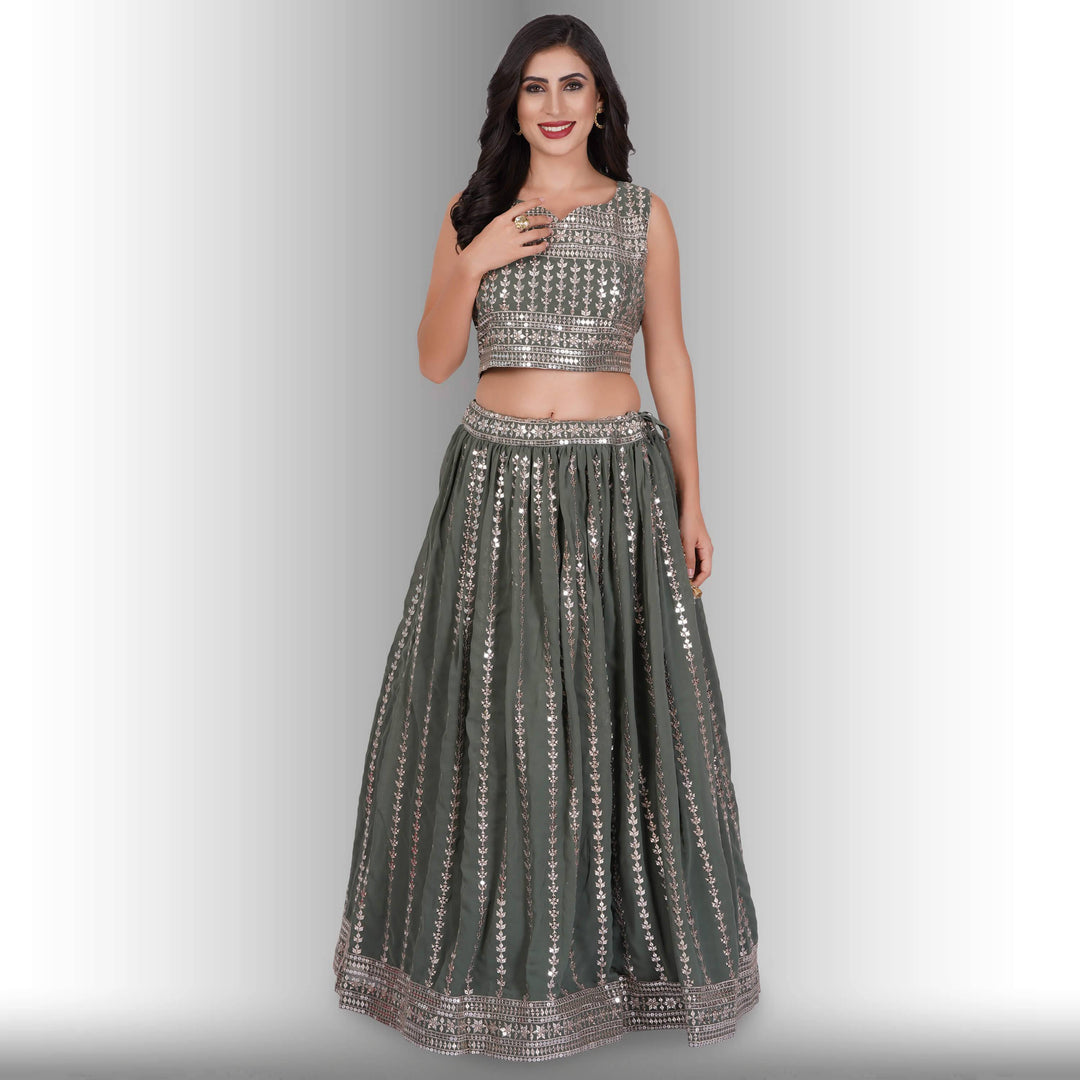 Party Wear Lehenga set in Plus sizes