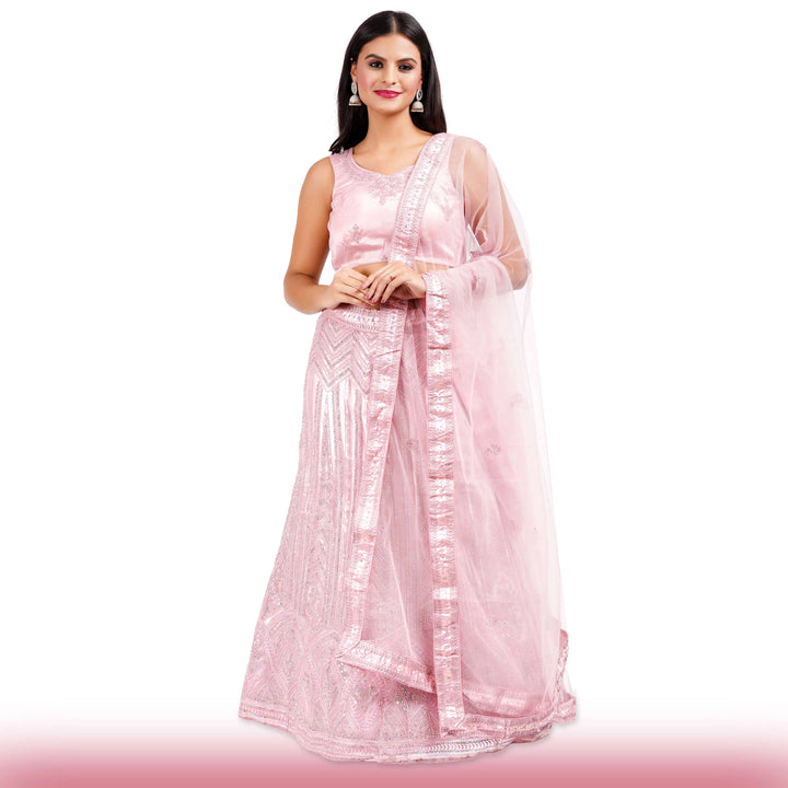 Baby Pink Wedding Lehenga