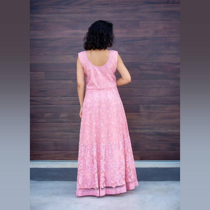 Gorgeous Moti work Anarkali dress