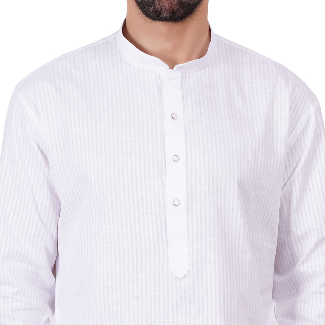 Men’s White Kurta - Chiro's By Jigyasa