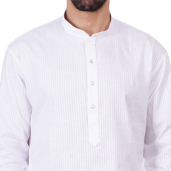 Men’s White Kurta - Chiro's By Jigyasa