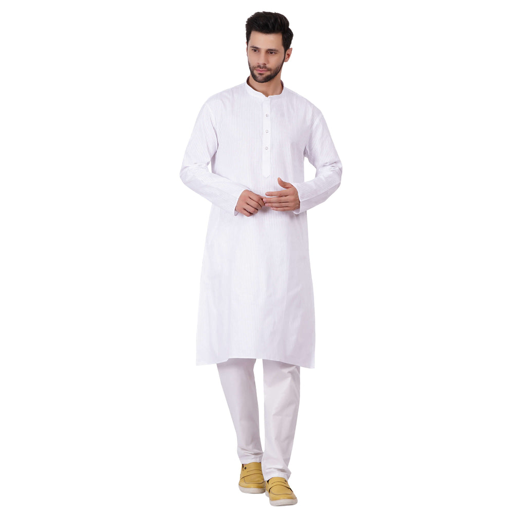 Men’s White Kurta - Chiro's By Jigyasa
