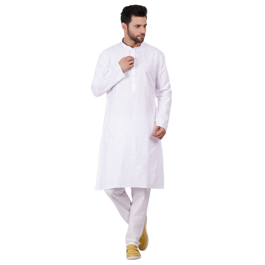 Men’s White Kurta - Chiro's By Jigyasa
