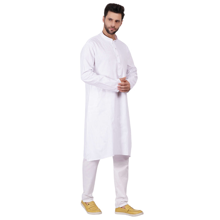 Men’s White Kurta - Chiro's By Jigyasa