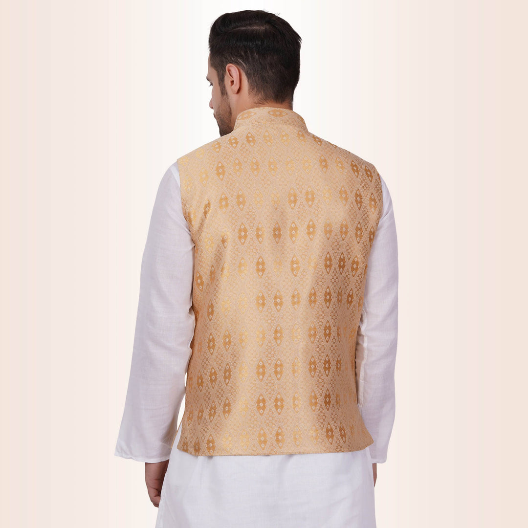 Brocade fabric Waistcoat