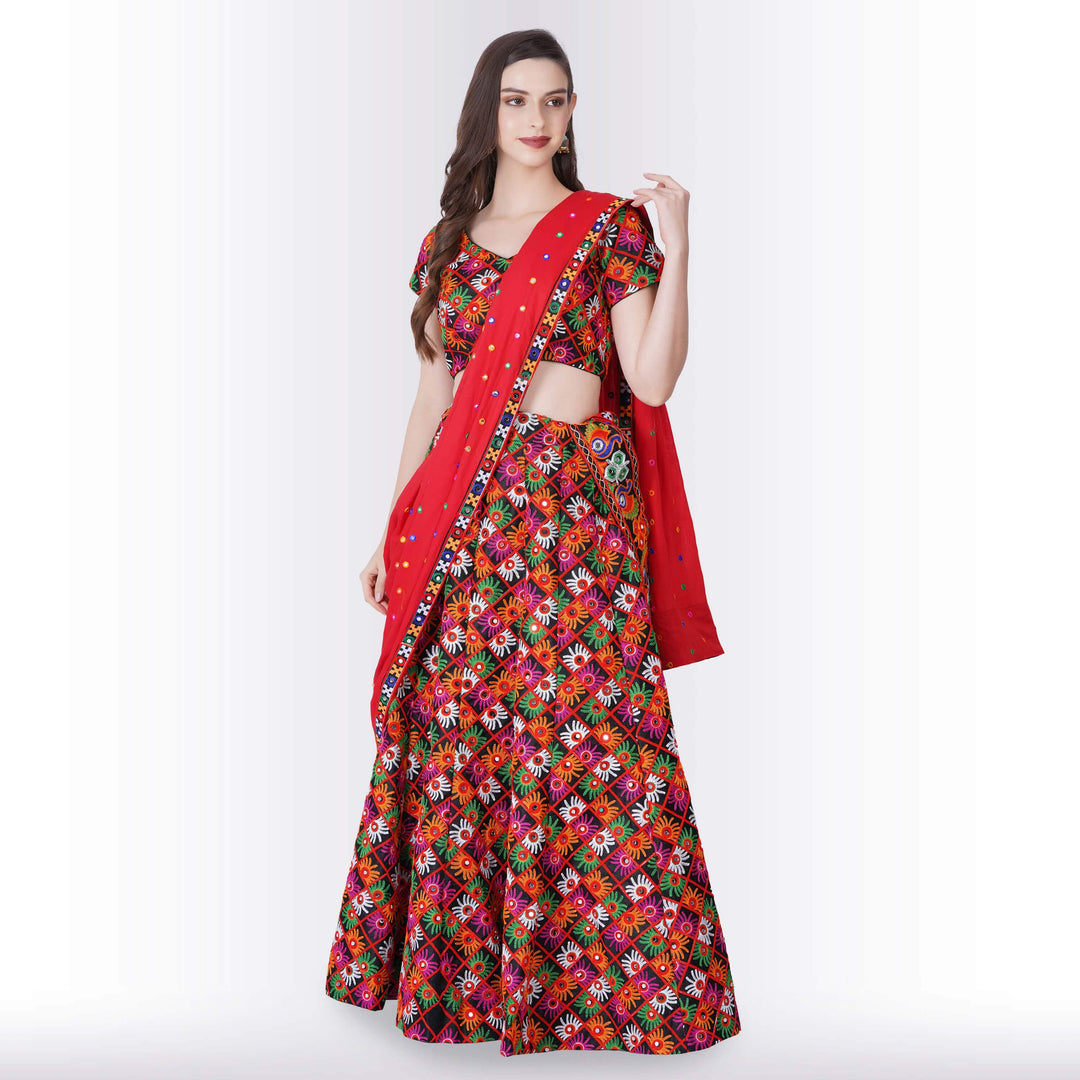 Navratri Chania Choli With Sleeves