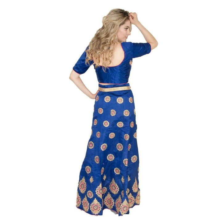 Traditional lehenga in navy blue - Chiro's By Jigyasa