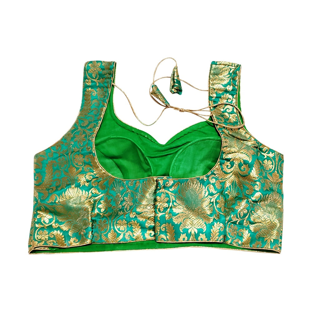 Green - Readymade saree blouses