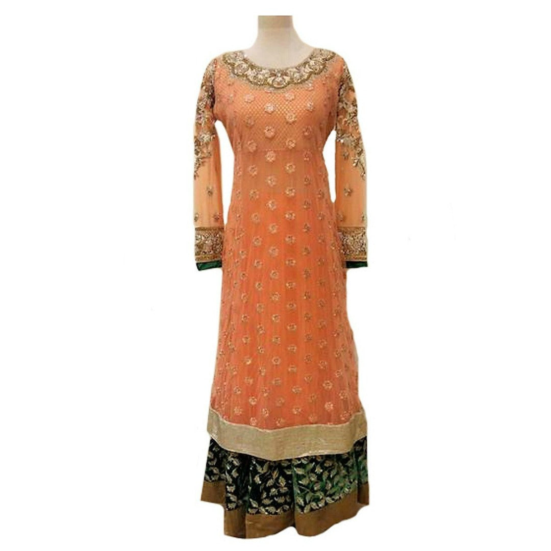 One of a kind heavy designer Anarkali suit - Bollywood - Chiro's By Jigyasa