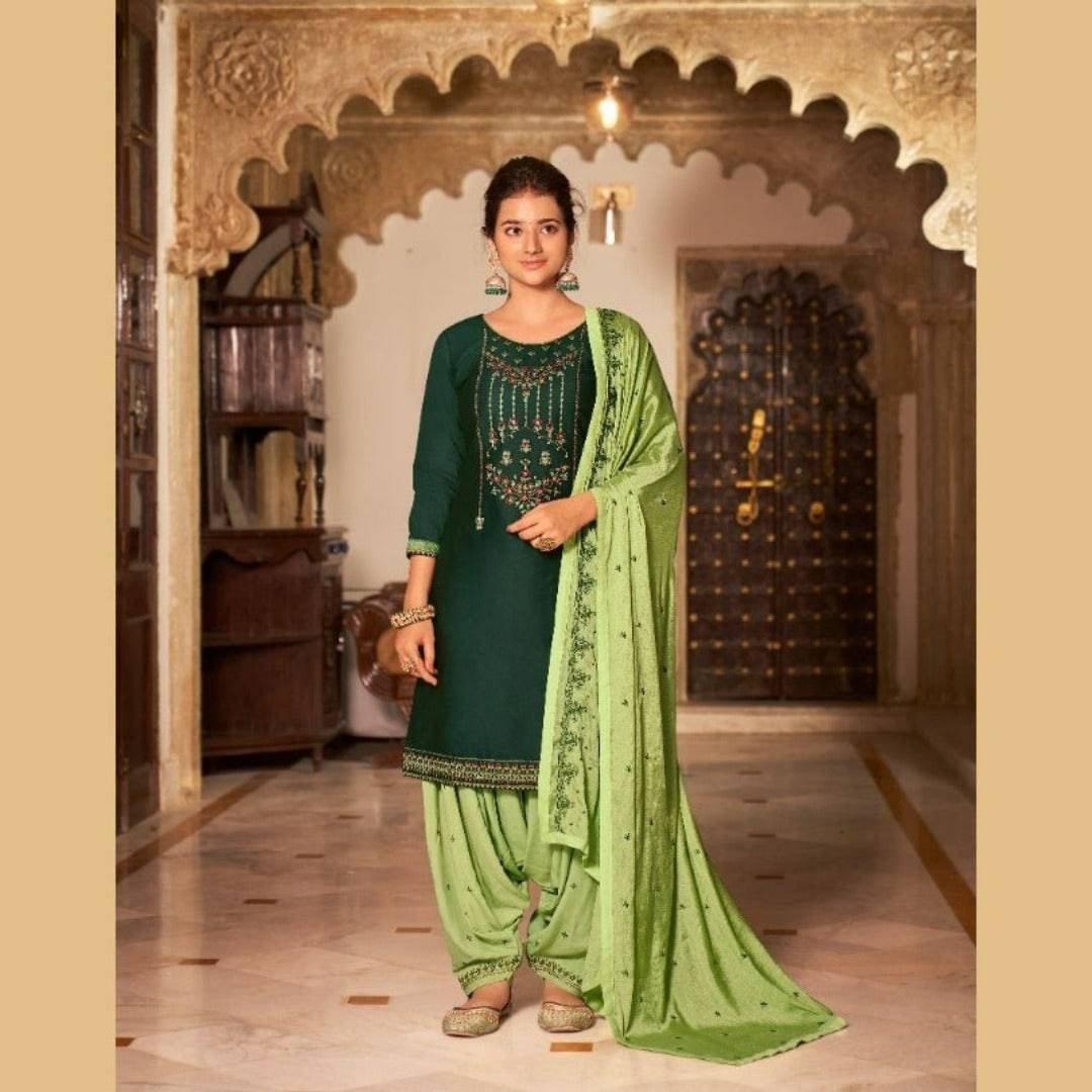 Designer Patiala Suit - Chiro's By Jigyasa