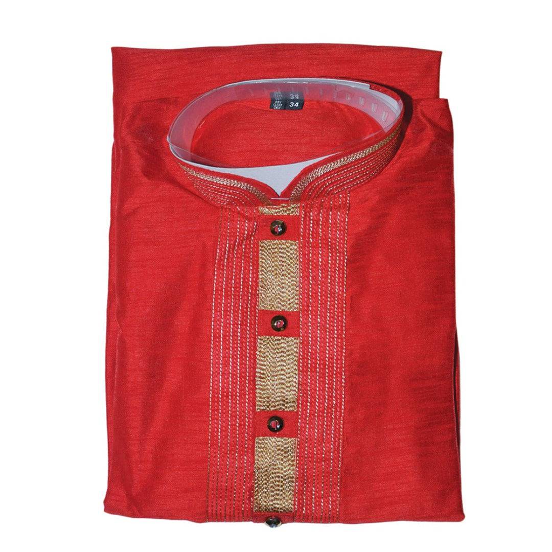 Mens kurta Red Color - Chiro's By Jigyasa