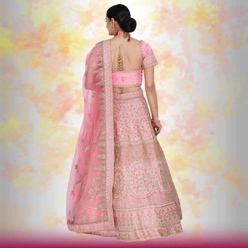 Pink Bridal Lehenga for wedding