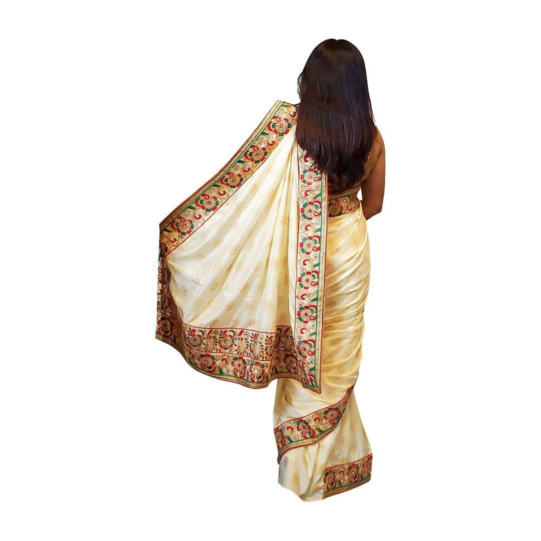 Beautiful handwork Saree with blouse