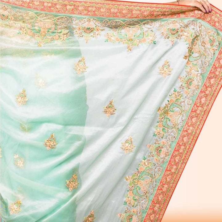 organza-sari-with-hand-embroidery-green2